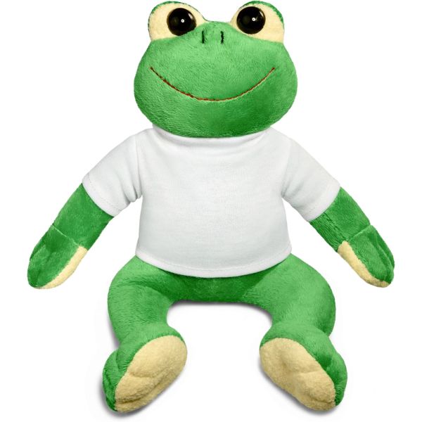 Plüschfrosch mit T-Shirt